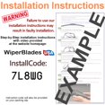 thumbnail image 5 of 2014 Lexus RX350 Beam Wiper Blades Wipers w/2yr Warranty (Set of 3) w/Rear Wiper, 5 of 5