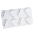 thumbnail image 3 of Molde de silicona para pasteles de 8 rejillas Molde para hornear reutilizable Herramienta multifuncional antiadherente para hornear de cocina Scienceny HA6684-00B, 3 of 6