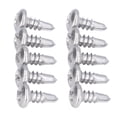 thumbnail image 4 of 200Pcs Self Drilling Screws Stainless Steel Round Head Screws M4.8x13 Fastener Accessory Set, 4 of 8