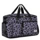 thumbnail image 1 of Bolsa de lona de gimnasio FIORETTO para mujer, color gris leopardo, 37 L de capacidad, 1 of 6
