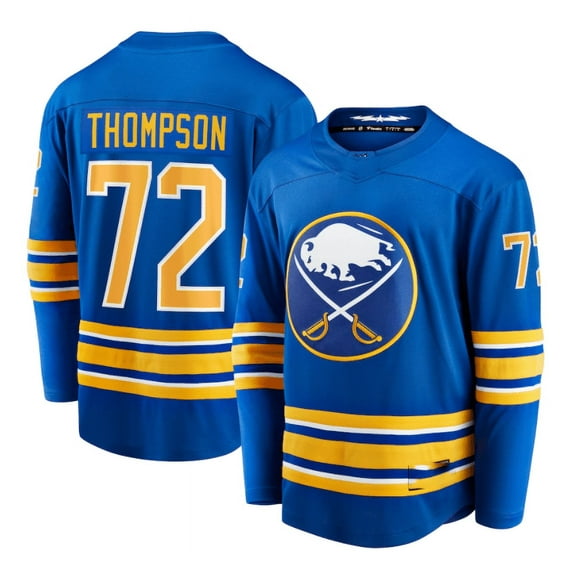 Hommes Femmes Hockey sur Glace Maillot Buffle Sabres DAHLIN 26 THOMPSON 72 SKINNER 53 Joueur Nom Maillot