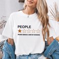 thumbnail image 4 of Jollimate People One Star Rating Shirt, Funny Introvert Graphic Tee, Sarcastic Gift for Women, 4 of 6