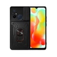 thumbnail image 1 of Funda Uso Rudo con Tarjetro y Anillo Card Slot Bumper Para Xiaomi Redmi 12C, 1 of 5