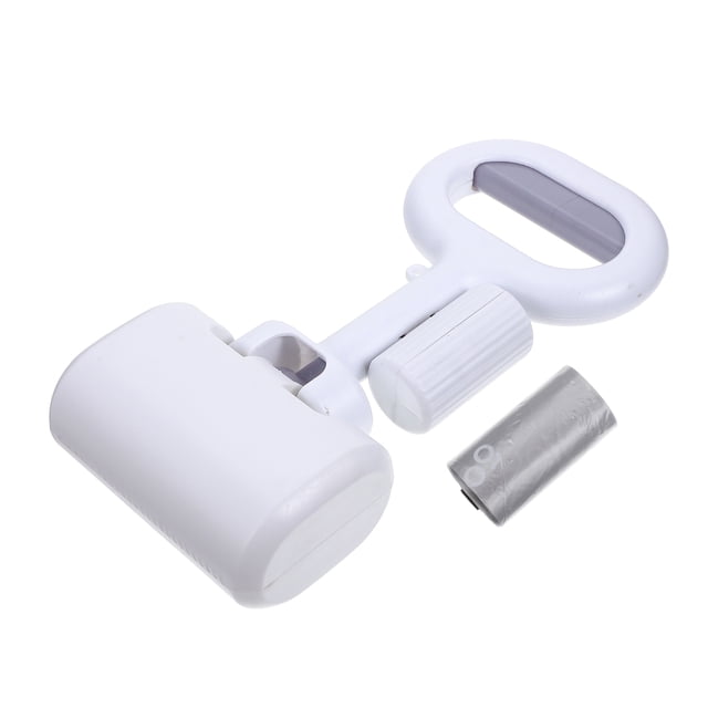 FONDOTIN 1Set Portable White Scooper Tool with Strong Clamp for Easy Pet Waste Pickup