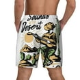 thumbnail image 4 of Uemuo Cowboy Playing Guitar Pattern Mens Swim Trunks Quick Dry Board Shorts with Mesh Lining, Stretch Beach Shorts Quick Dry No-Chafing Board Shorts-3X-Large, 4 of 9