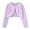 #14 Purple, variant on Baby Girl Long Sleeve Bolero Shrugs Girls One-Button Plain Cotton Wedding Bolero Cardigan Knitted Coat Cute Knitted Cardigans for 1-14 Years