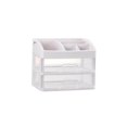 thumbnail image 1 of Cateissary Caja de almacenamiento de cosméticos de plástico Productos para el cuidado de la piel Caja de almacenamiento de plástico con 2/3 capas Almacenamiento y organización del hogar 2 capas Cateissary HA025071-01, 1 of 1