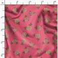 thumbnail image 5 of Soimoi Pink Fabric - By the Yard - 54 Inch Wide - Rose Floral Pattern Textile - Romantic and Delicate Designs for Stylish Projects Printed Fabric, 5 of 6