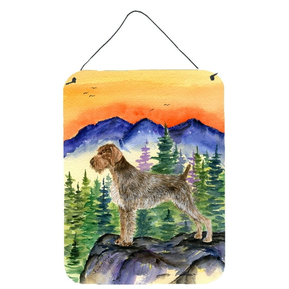 Caroline's Treasures SS8226DS1216 German Wirehaired Pointer Wall or Door Hanging Prints, 12x16, multicolor