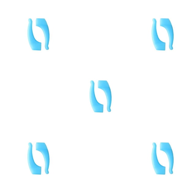 Qarigey Gafas Ear Grip Anteojos antideslizantes Temple Tips 1 par Equipo de belleza elástico para niños Adultos Azul claro Type2 NO2