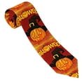 thumbnail image 4 of Goofa Halloween Pumpkin Pattern Men's Necktie Classic Silk Tie Woven Jacquard Neck Ties Necktie for Business and Wedding Formal Neckties, 4 of 8