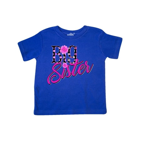 

Inktastic Big Sister with polka dots Gift Toddler Toddler Girl T-Shirt