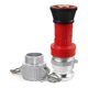 thumbnail image 3 of Fire Hose Nozzle,2in Npsh Heavyduty Industrial Fire Hose Constant Flow Fog Nozzle With 2pc 2in Caml, 3 of 5