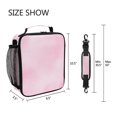thumbnail image 5 of Haosy Dreamy Pastel Pink Reusable Lunch Box Men/Women Insulated Lunch Bag for School Picnic Travel, 5 of 6