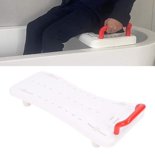 Tub Bench, Bath Bench Easy To Install Safety Handle Non Slip for Bathroom