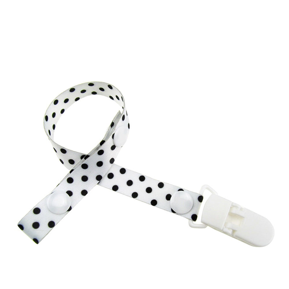 Baby Anti-lost Dummy Clip Holder Pacifier Soother Nipple Strap Chain Adjustable 