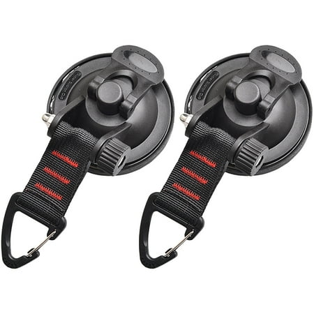 

NUOLUX 2Pcs Suction Cup Hooks Vacuum Hook Car Mounted Tent Hooks Car Window Suction Cup Hook