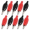 thumbnail image 1 of Unique Bargains 20 Pcs Plastic Boots Coated Metal Alligator Clips 38mm Length, 1 of 1