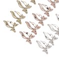 thumbnail image 3 of Decoraciones de uñas en forma de lazo 3D de Metal de resina, decoración artística de uñas con lazo exquisito DIY para mujeres y niñas, 3 of 8