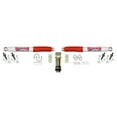 thumbnail image 1 of Skyjacker Suspensions Steering Stabilizer 7220 Dual; White Stabilizers; With Mounting Brackets/Red Boots/Installation Hardware; Set Of 2, 1 of 4