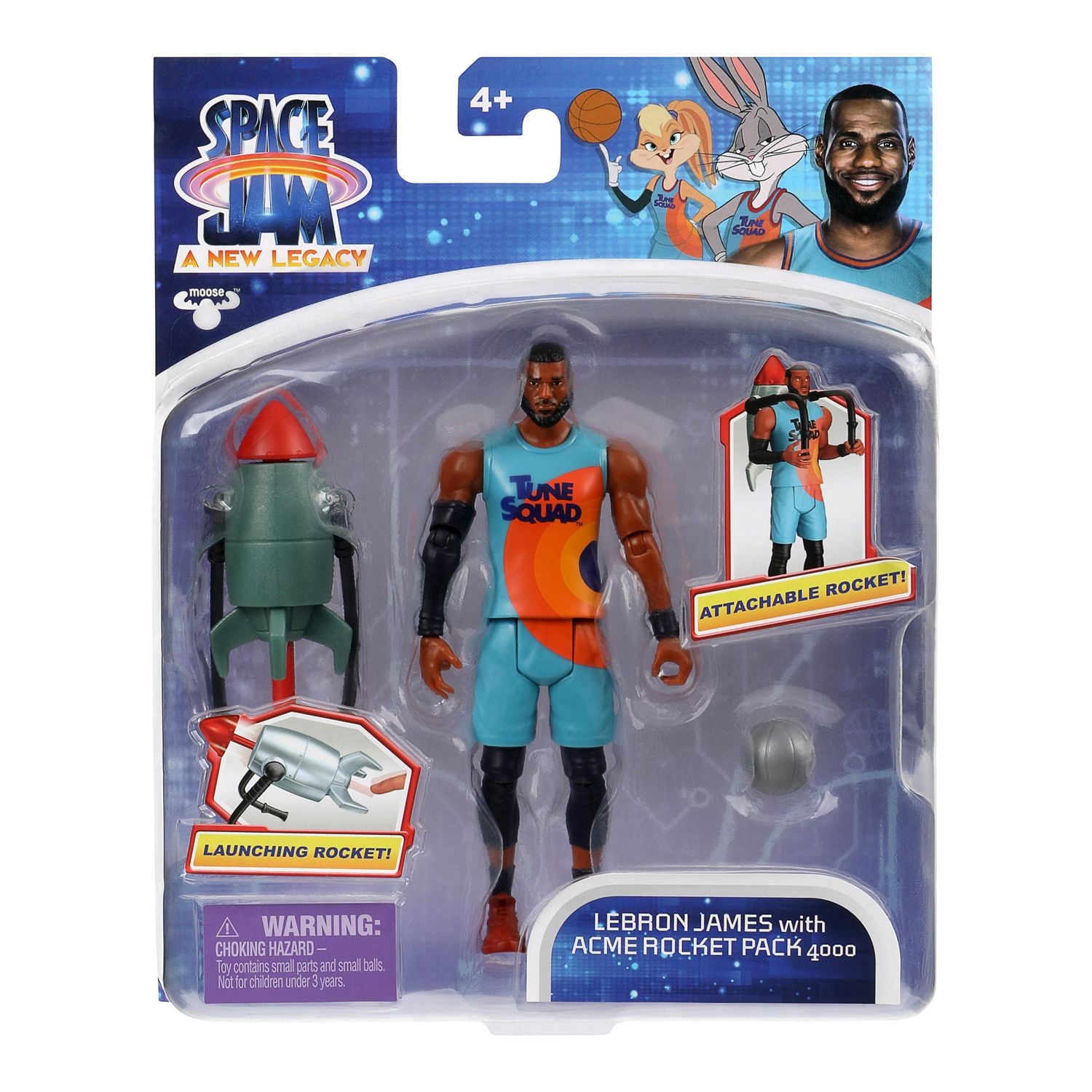 Figurine de Joueurs Space Jam – LeBron avec réacteur dorsal ACME