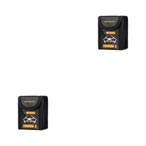Injueey Bolsa organizadora de seguridad para batería de Dron con Control remoto, funda protectora para baterías de cuadricóptero de Type2 NO2