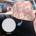 thumbnail image 6 of Xixirimido Sweating Car Seat Cover for Post Gym Workout, Running, Swimming, Beach Universal Fit Non-Slip Towel Bucket Seat Protector for Cars SUV Trucks, Pink Plumeria Flower, 6 of 8