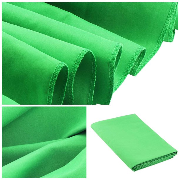 AIIKES 6X9FT Green Screen Backdrop Cloth Photographic Cutout Portrait