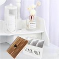 thumbnail image 5 of 2PCS Tampon Holder for Bathroom Wood Bathroom Storage Bin with Lid Wood Movable Partition Organizer Feminine Organizer, 5 of 5