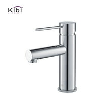 Kibi Circular X Single Handle Bathroom Vanity Sink Faucet