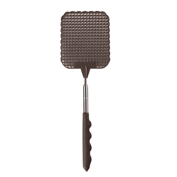 OIUR Extendable Fly Swatter Stainless Steel Telescopic Handle Insect Swatter Portable Mosquito Control Swatter for Insects Indoor Outdoor Kitchen Garden Camping