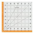 thumbnail image 2 of Fiskars 8.5in x 8.5in Square Sewing Ruler, Measuring Tool, Durable 3mm thick clear acrylic, Center 45-degree bias line, 2 of 6