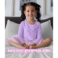 thumbnail image 5 of MISS POPULAR 5-Pack Girls Kids Long Sleeve T Shirt with Tie Front Cotton Crew Neck Soft Fabric Many Colors Size 4-16, 5 of 5