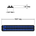thumbnail image 2 of Ernst Manufacturing 19-Inch Socket Boss Organizer With Twist-Lock 2 Rails For 1/2-Inch Drive Sockets Blue Model 8457 - Secure And Durable Socket Storage Solution - Made In Usa, 2 of 6