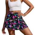 thumbnail image 3 of HELLHERO Geometric Triangle Print Women's Athletic Golf Skorts Skirts, Built-in Shorts 2 Side Pockets Tennis Skirt Breathable Golf Skirt for Pickleball Yoga, 3 of 10