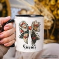 thumbnail image 5 of Coquette Christmas Bow Personalized Mug, It's Most Wonderful Time Of The Year Vintage Gift with Custom Name, 5 of 5