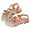 Coral, variant on Starbay Little Kids Strappy Sandals in Coral
