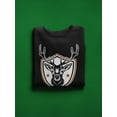 thumbnail image 3 of Deer Shield  Sweatshirt Men -Image by Shutterstock, Male 5X-Large, 3 of 4