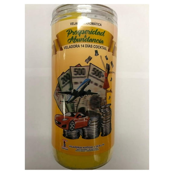Prosperity & Abundance (Prosperidad Y Abundancia) 14 Day Prepared Scented Candle in Glass