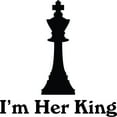 thumbnail image 3 of CafePress - I'm Her King Men's Light Pajamas - Men's Light Loose Fit Cotton Pajama Set, 3 of 7