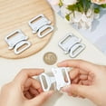 thumbnail image 3 of 4Pcs Alloy Outdoors Cam Buckles Quick Adjust Spring Lock Buckles Non-slip Buckle for Webbing Backpack Sling Bag Straps Platinum 41.5x43x8mm Hole: 25x5.5mm, 3 of 9