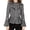Grey - gray, variant on $139 Womens New Gray Embellished Flare Sleeve  Casual Jacket XS B+B