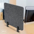 thumbnail image 6 of Modern Raw Clamp-On Acoustic Desk Divider Desktop Mounted Privacy Panel 20.9*16in for Classrooms, Libraries, Business Counters, 6 of 21