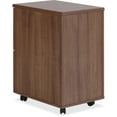 thumbnail image 3 of Lorell Essentials Walnut File/File Mobile Pedestal Letter, 3 of 7