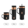 thumbnail image 5 of Contigo 14 oz SnapSeal Leak-Proof Stainless Steel Coffee Mug – Keeps Drinks Hot, Office & Home Friendly, Easy-Sip Lid, Black/Bronze, 5 of 7