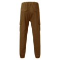 thumbnail image 1 of Vedolay Summer Pants Men Summer Fashion Casual Short Sport Jogger Jogging Long Sports Pants,Khaki M, 1 of 5