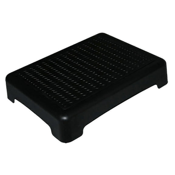 Portable Lightweight Step Stool, Anti-Slip Non-Slip Foldable Half Step Riser for Car, Office, Home UseBlack Black
