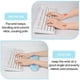 thumbnail image 5 of ReposamuñEcas para Teclado en la Nube CojíN de Apoyo para la MuñEca de Espuma ViscoeláStica de Suave para Facilitar la Escritura Alivio del Dolor Antideslizante, B Corto, 5 of 5