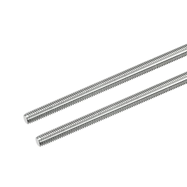 Tige Entièrement Filetée M6 x 250mm Pas de Filetage 1mm Acier Inoxydable 304 Tiges Filetées à Droite 2 Pack