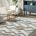 thumbnail image 6 of nuLOOM Kirsty Colorful Checkers Kids Tassel Area Rug, 4' x 6', Kirsty Beige, 6 of 6
